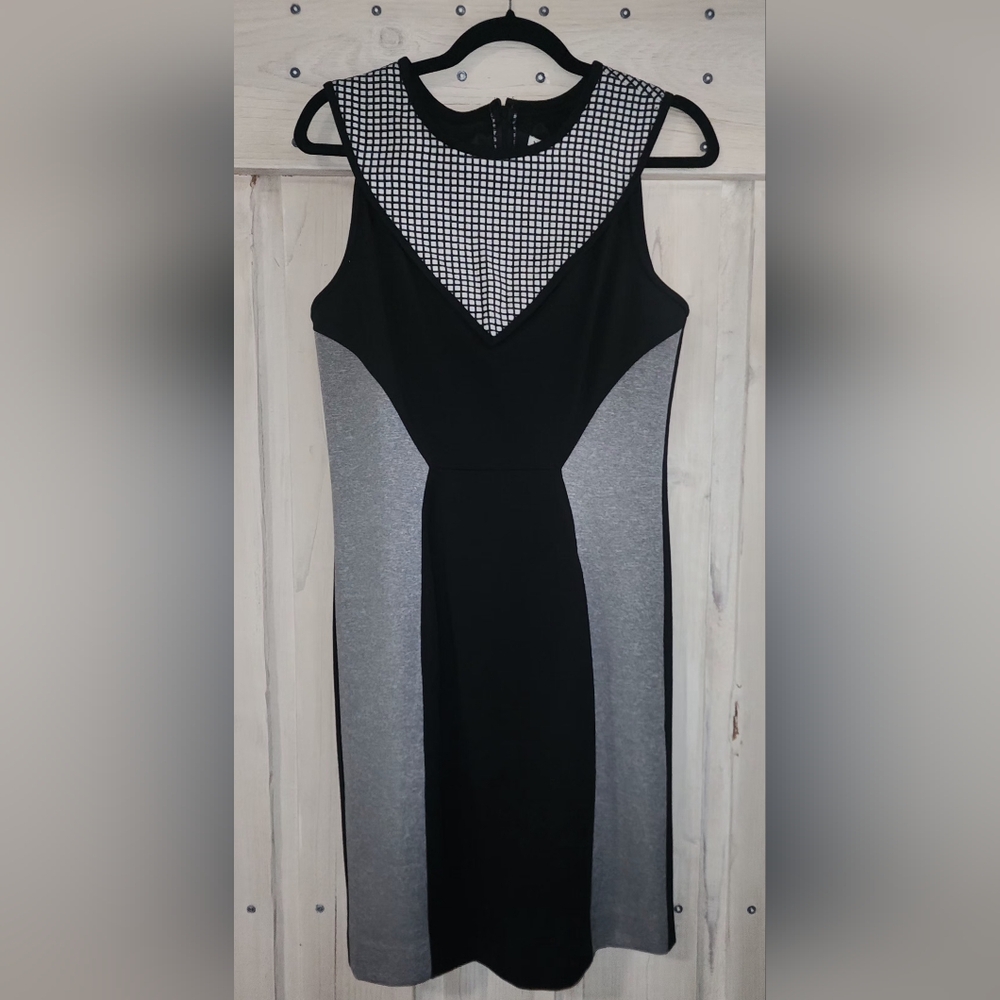 YOANA BARASCHI – NWT dress, black/pearl, grey, size 12